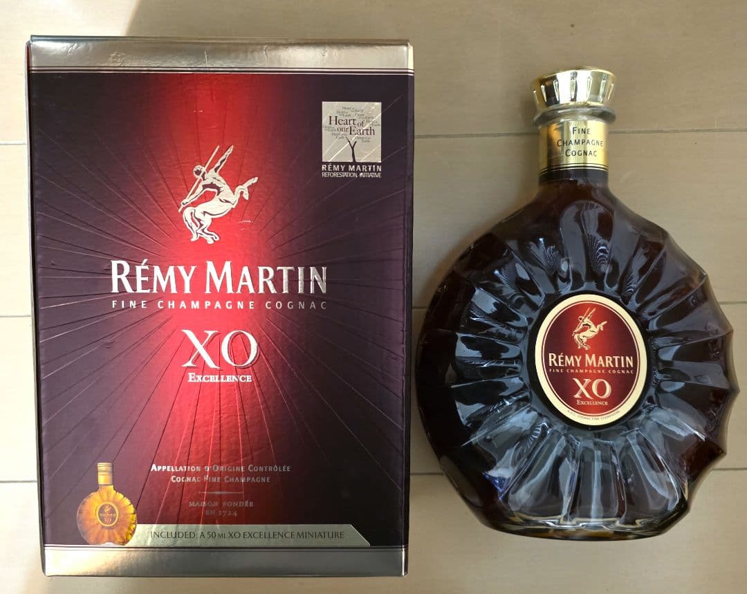ヒ*シ様 【未開封】レミーマルタンXO excellenceコニャック 1L 4