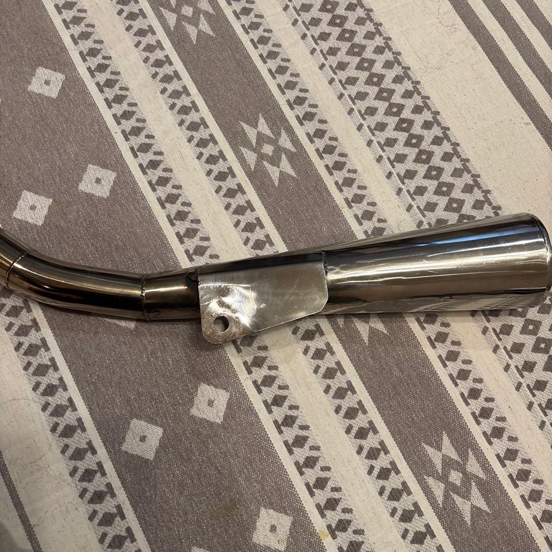 sr400 ペイトンプレイス　メガホンアップマフラー