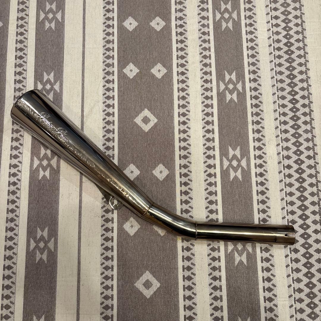 sr400 ペイトンプレイス　メガホンアップマフラー