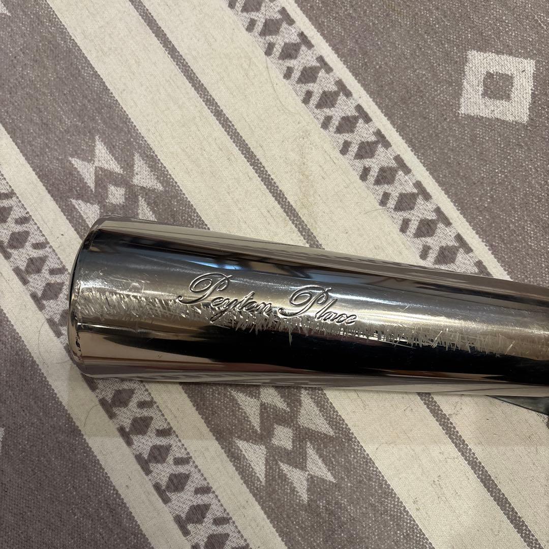 sr400 ペイトンプレイス　メガホンアップマフラー