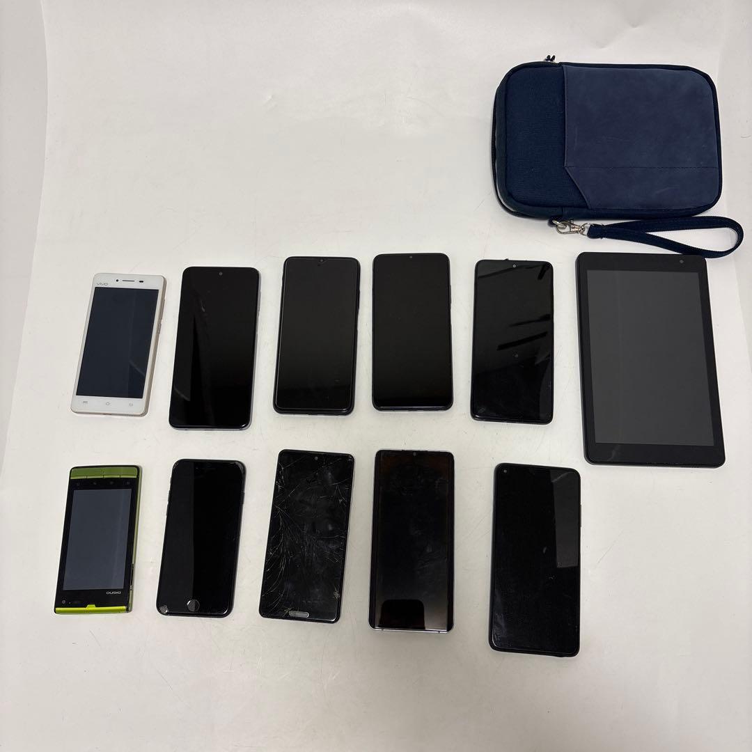 む*！様 【現状品】携帯電話 iPhone スマホ タブレットなど 11点まとめ