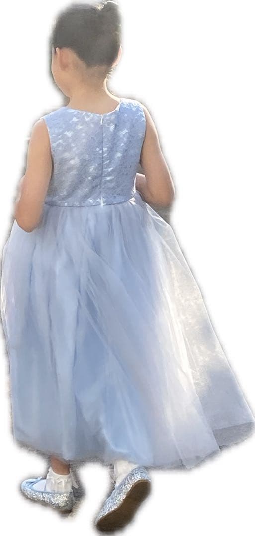 ドレスコ 130 ロングドレス 水色