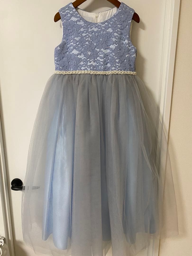 ドレスコ 130 ロングドレス 水色