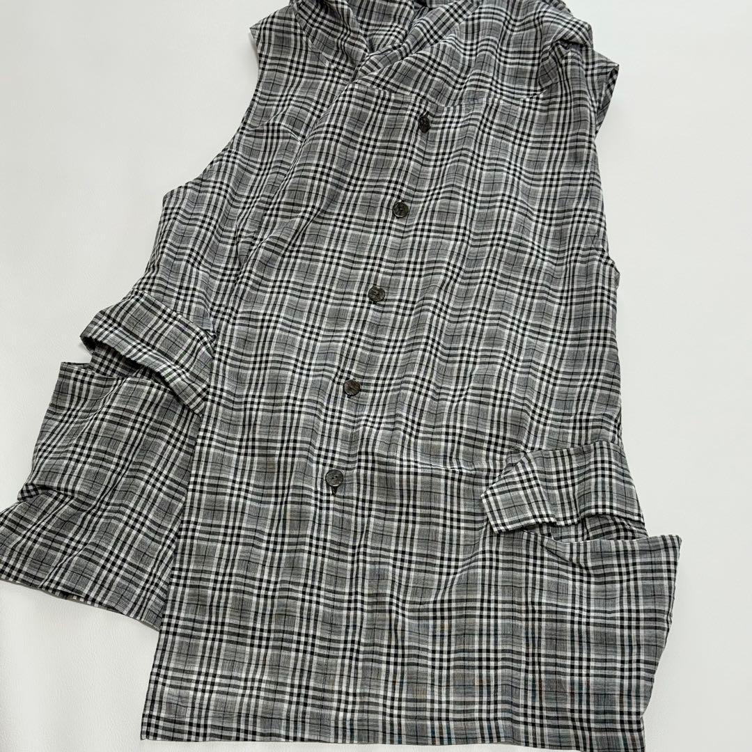 美品✨ センソユニコ 芽風 メフウ チュニックワンピース 変形チェック アシメ