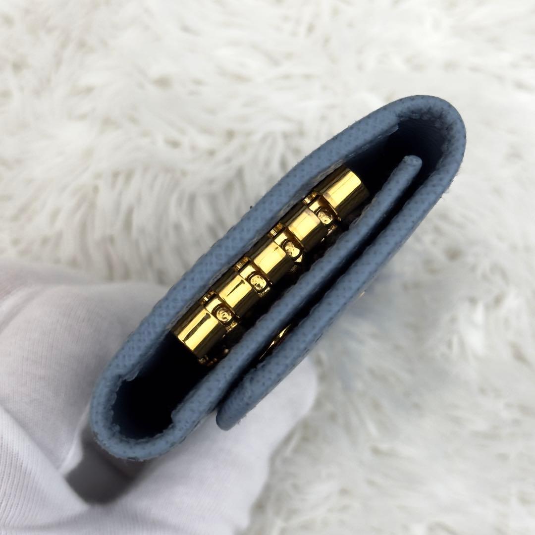 極美品⭐️現行 ICチップ内蔵 PRADA プラダ サフィアーノレザー キーケース