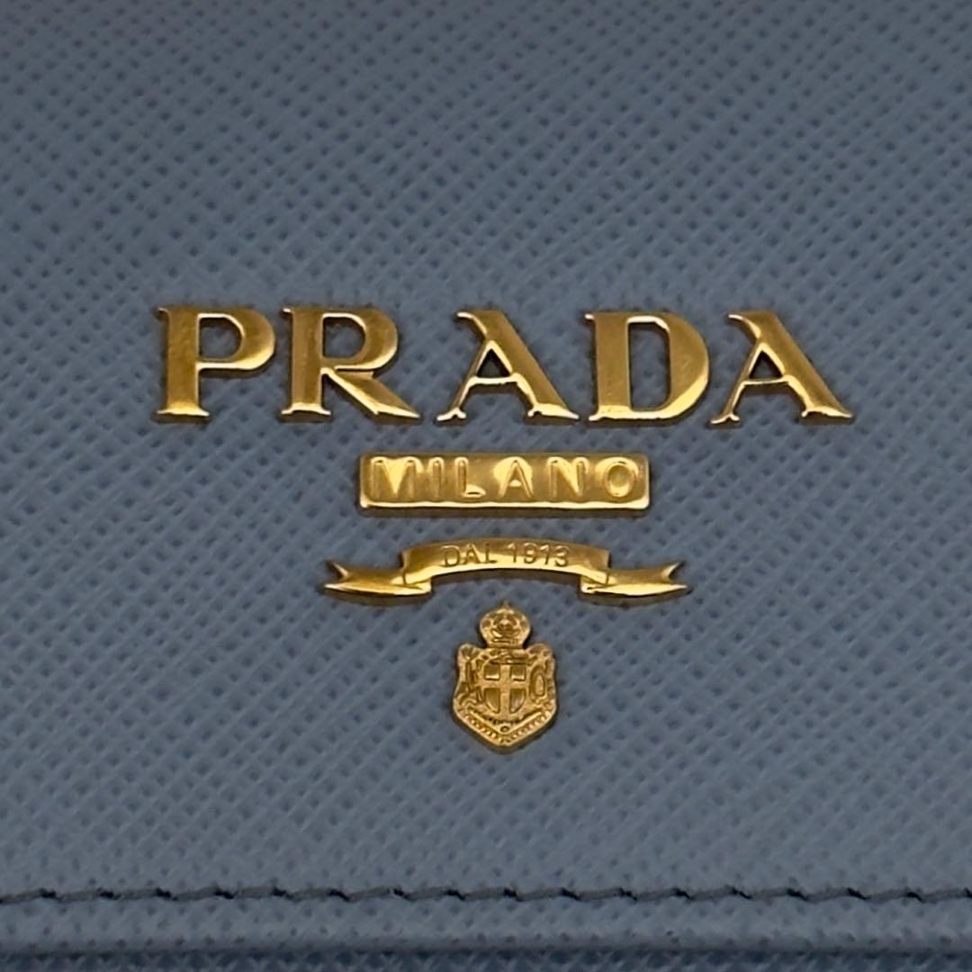極美品⭐️現行 ICチップ内蔵 PRADA プラダ サフィアーノレザー キーケース