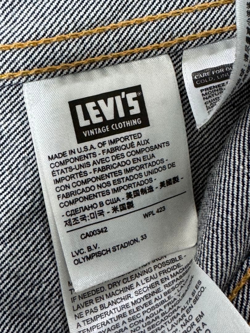 リーバイス　LVC 70505-0217 38 アメリカ製　USA