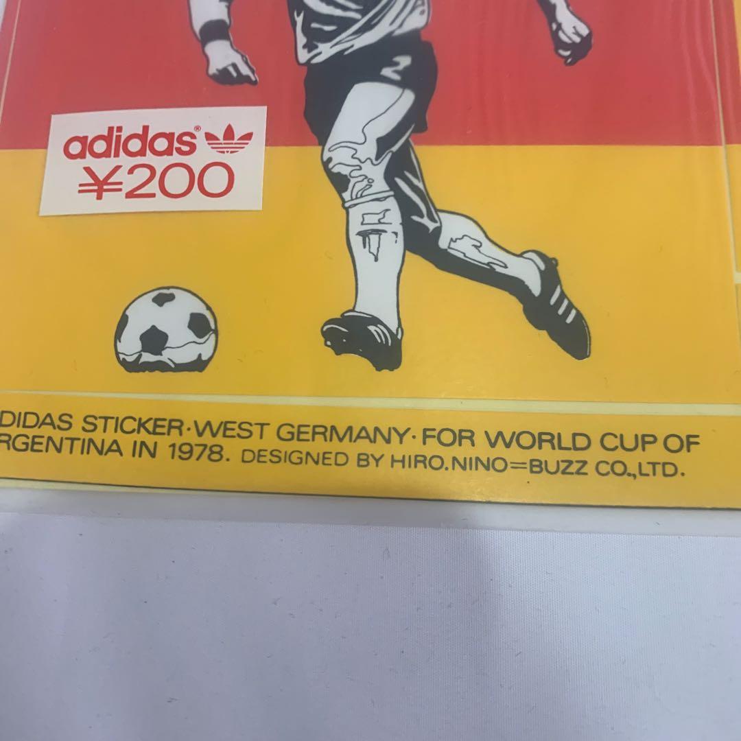 新品ヴィンテージ1978adidasステッカーベルティフォックツ　ゼップマイヤー