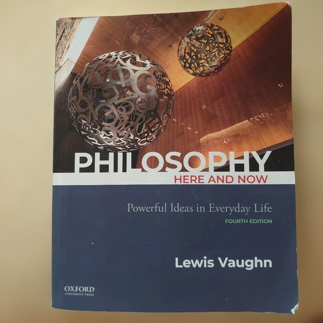 洋書 Philosophy Here and Now Fourth Edition