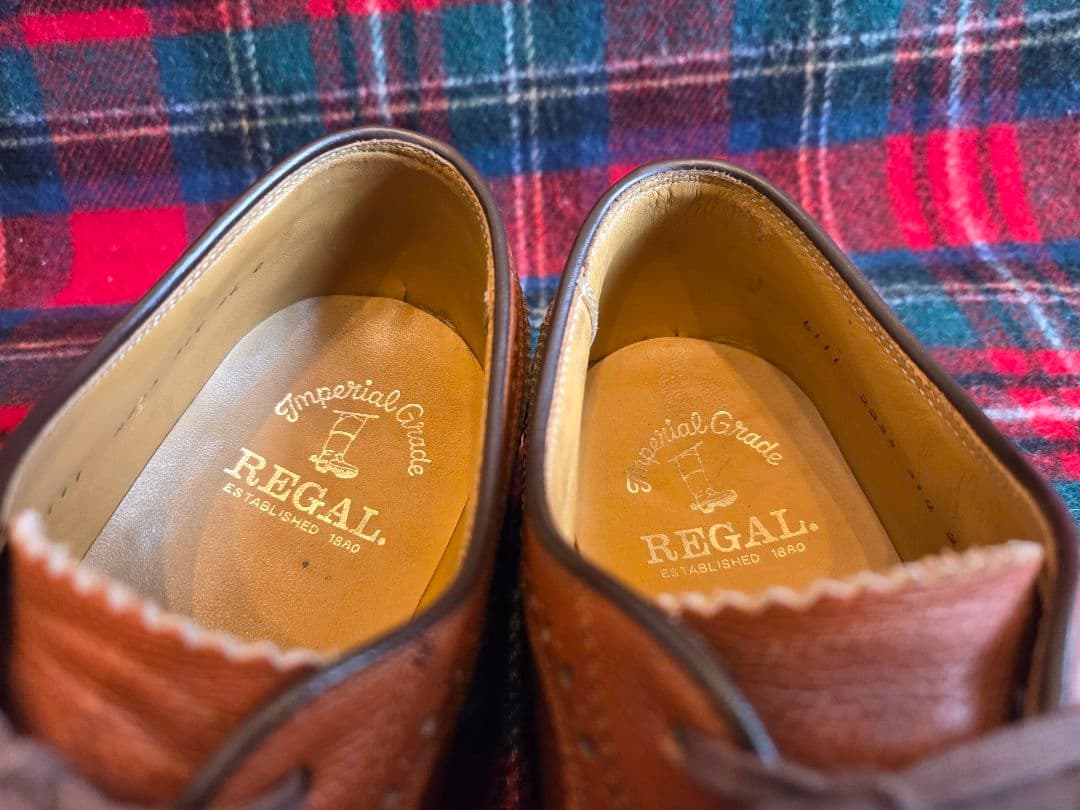 リーガル 2235 ロングウィングチップ 26EE インペリアル グレード