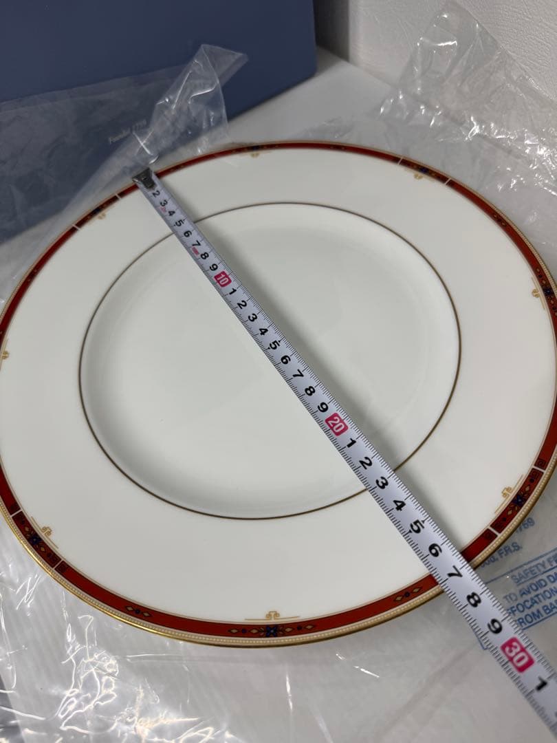 ウェッジウッド・英国製 コロラド 27cmプレート 壷ロゴ 2枚セット