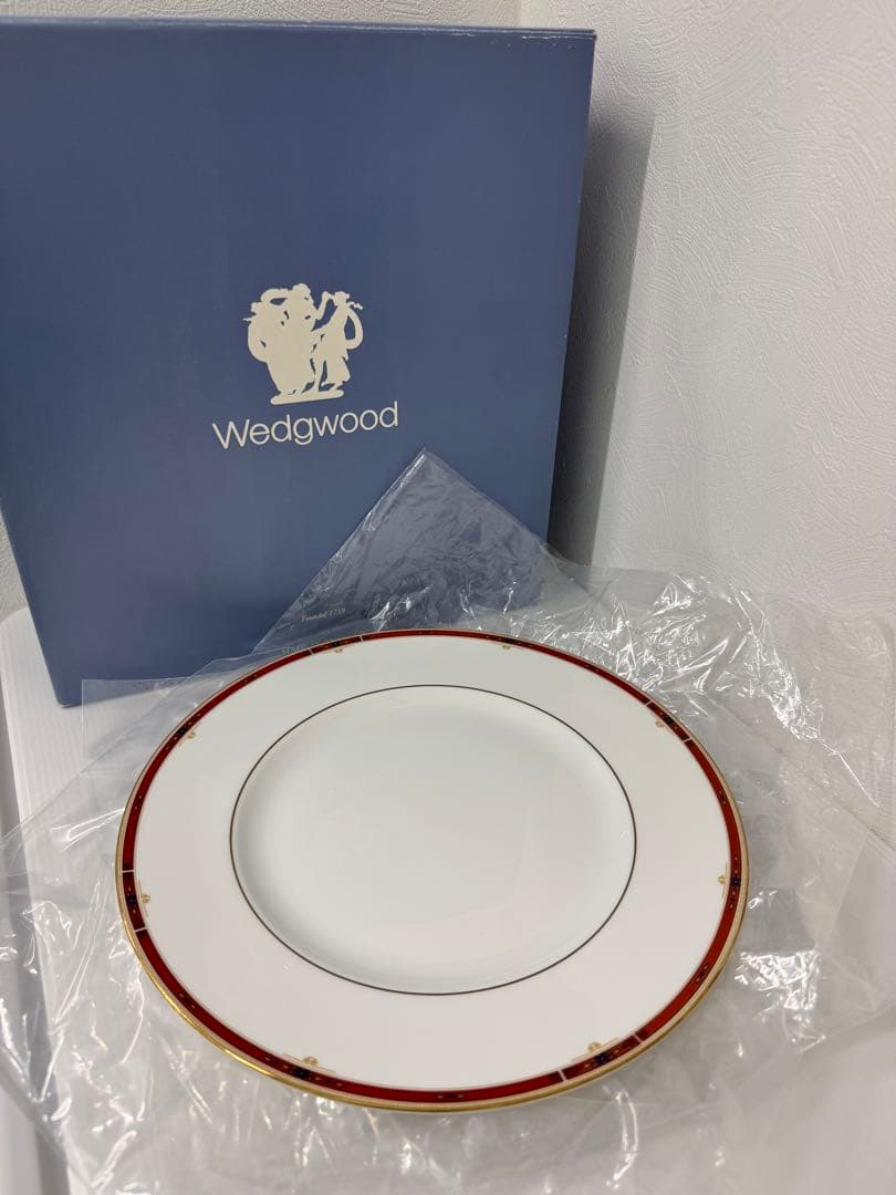 ウェッジウッド・英国製 コロラド 27cmプレート 壷ロゴ 2枚セット