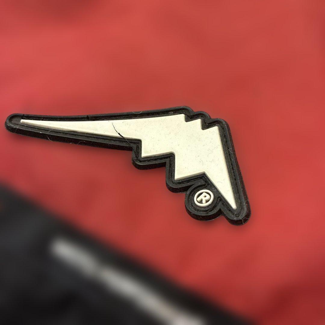 クシタニ ライダースジャケット レッド ナイロン バイカー 本革 使い バイク