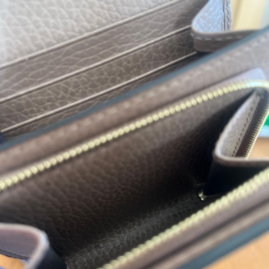 GUCCI 二つ折り財布 ピンクベージュ/ブラウンレディース財布GGマーモント