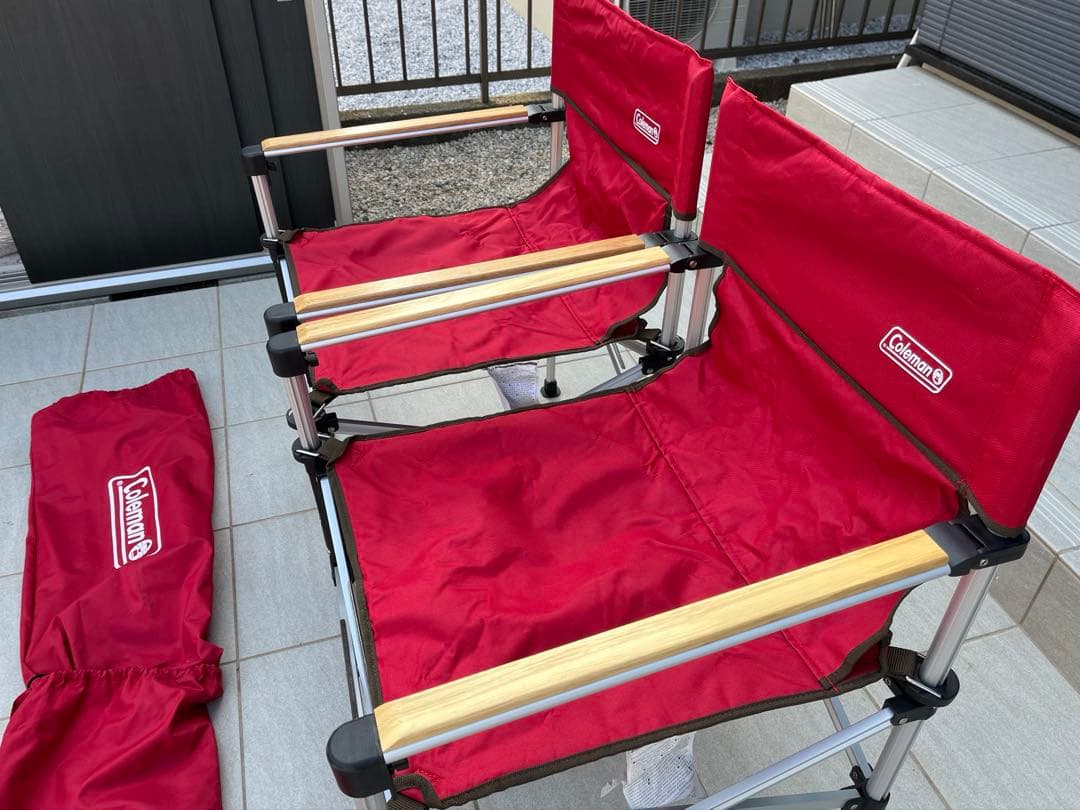Coleman 2-way captain chair（RED）×2個セット