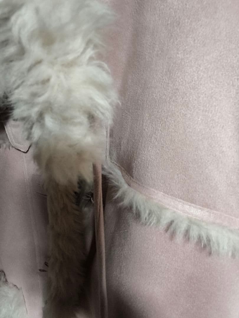 ファーコート ピンク リバーシブル　値下げ交渉受付ます