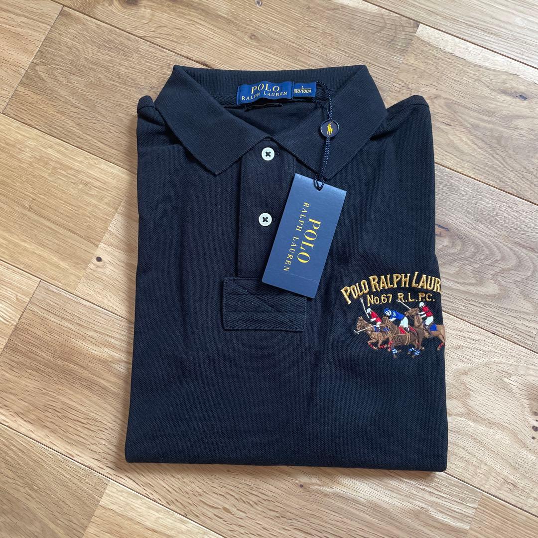 新品　POLO RALPH LAUREN ブラック ポロシャツ L