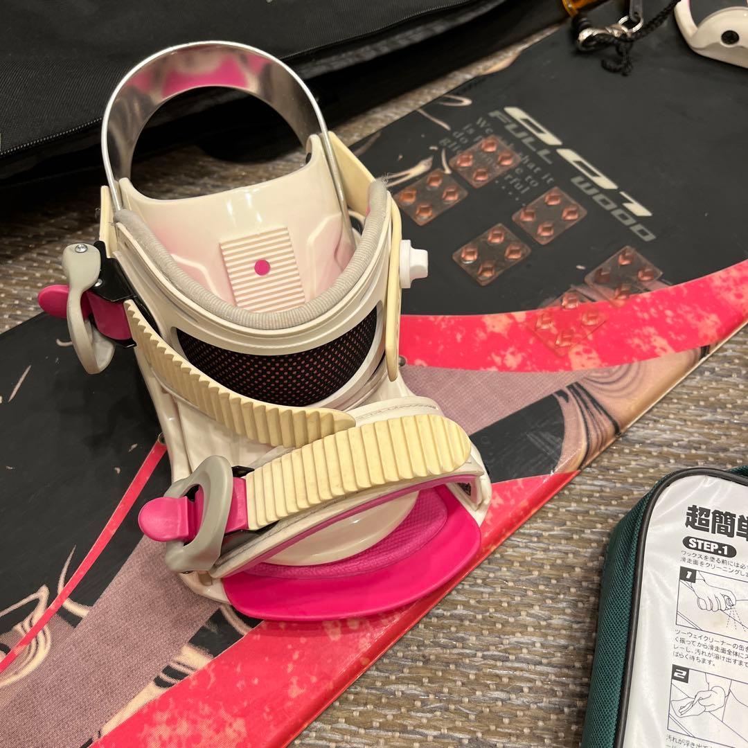 スノーボードセット　5点セット　板　ボード　ワックス　ブーツ　ビンディング