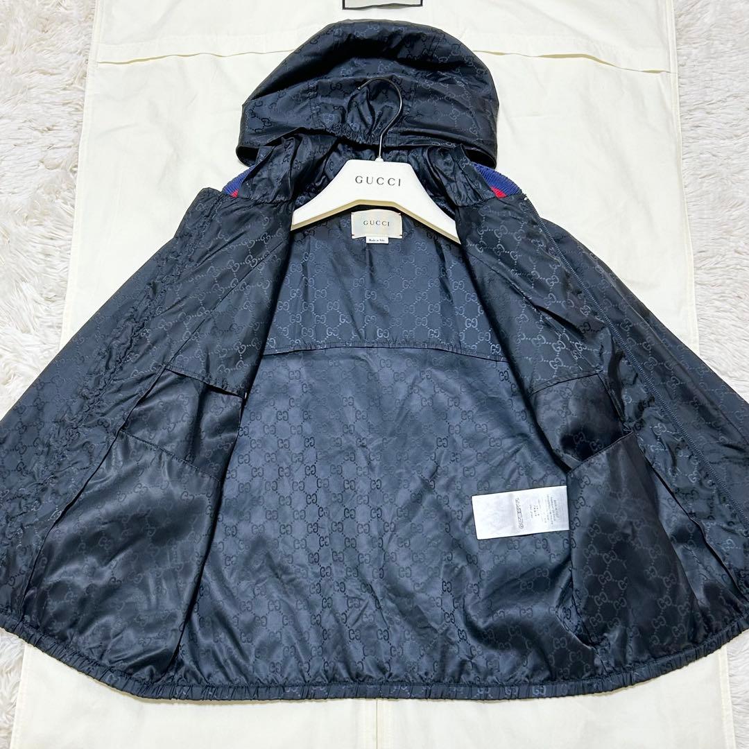 【美品】GUCCI グッチ キッズ ナイロンジャケット ブルゾン GG柄