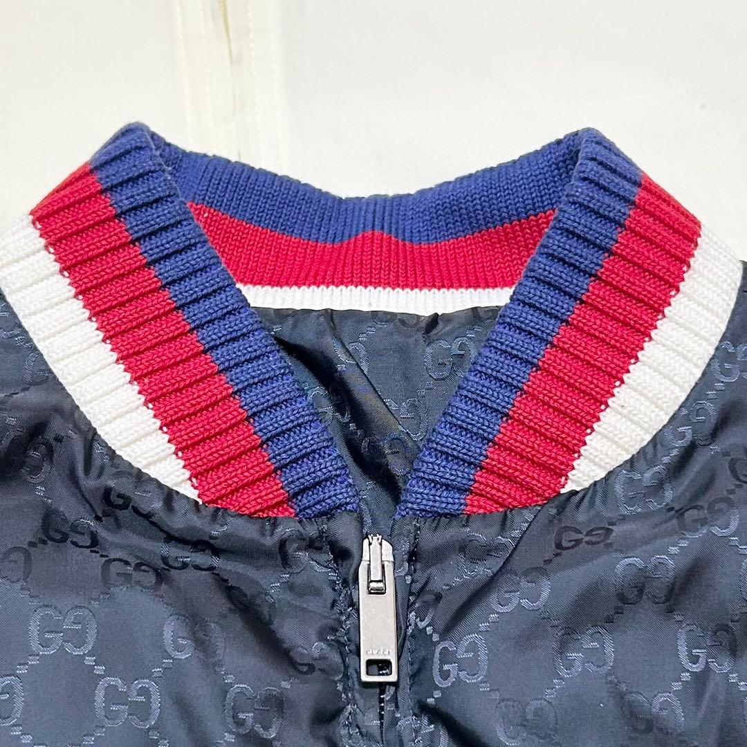 【美品】GUCCI グッチ キッズ ナイロンジャケット ブルゾン GG柄