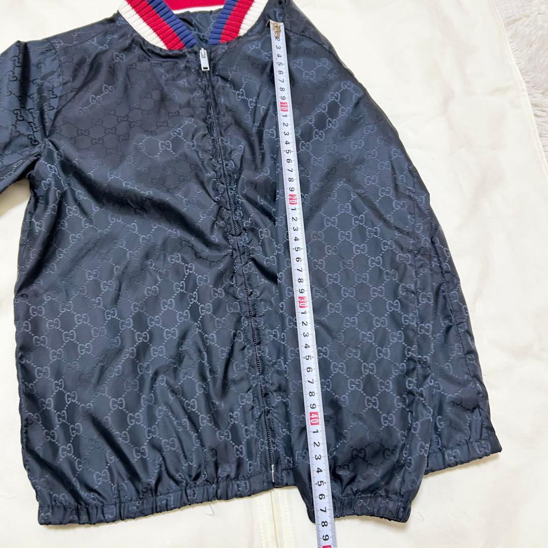 【美品】GUCCI グッチ キッズ ナイロンジャケット ブルゾン GG柄