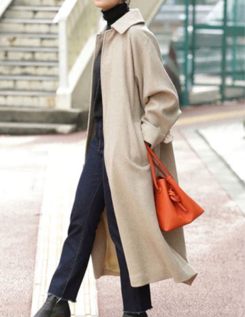 [れい]ADAM ET ROPE / マラリウス ヘリンボーン コート