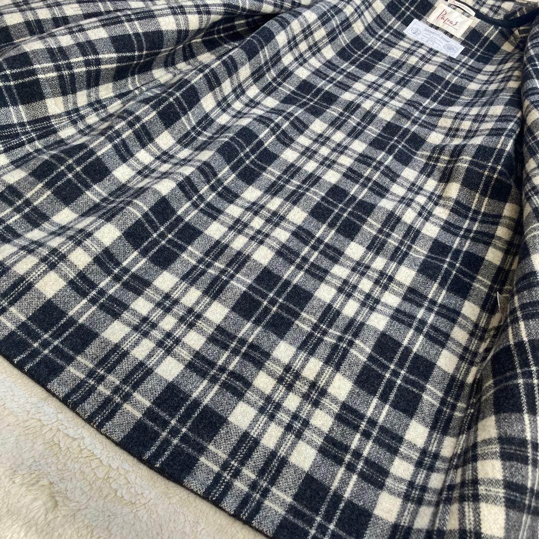 【極美品】Papas　SYDNEY H SHAW￼　ダッフルコート　ゆったり　M