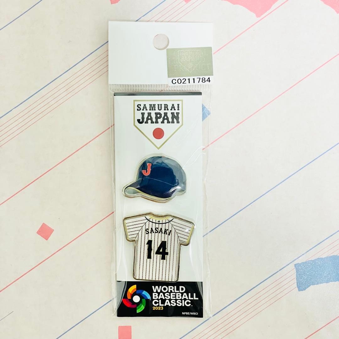 WBC2023　優勝記念　侍ジャパン　ピンバッジ　生産終了品　ドジャーストリオ
