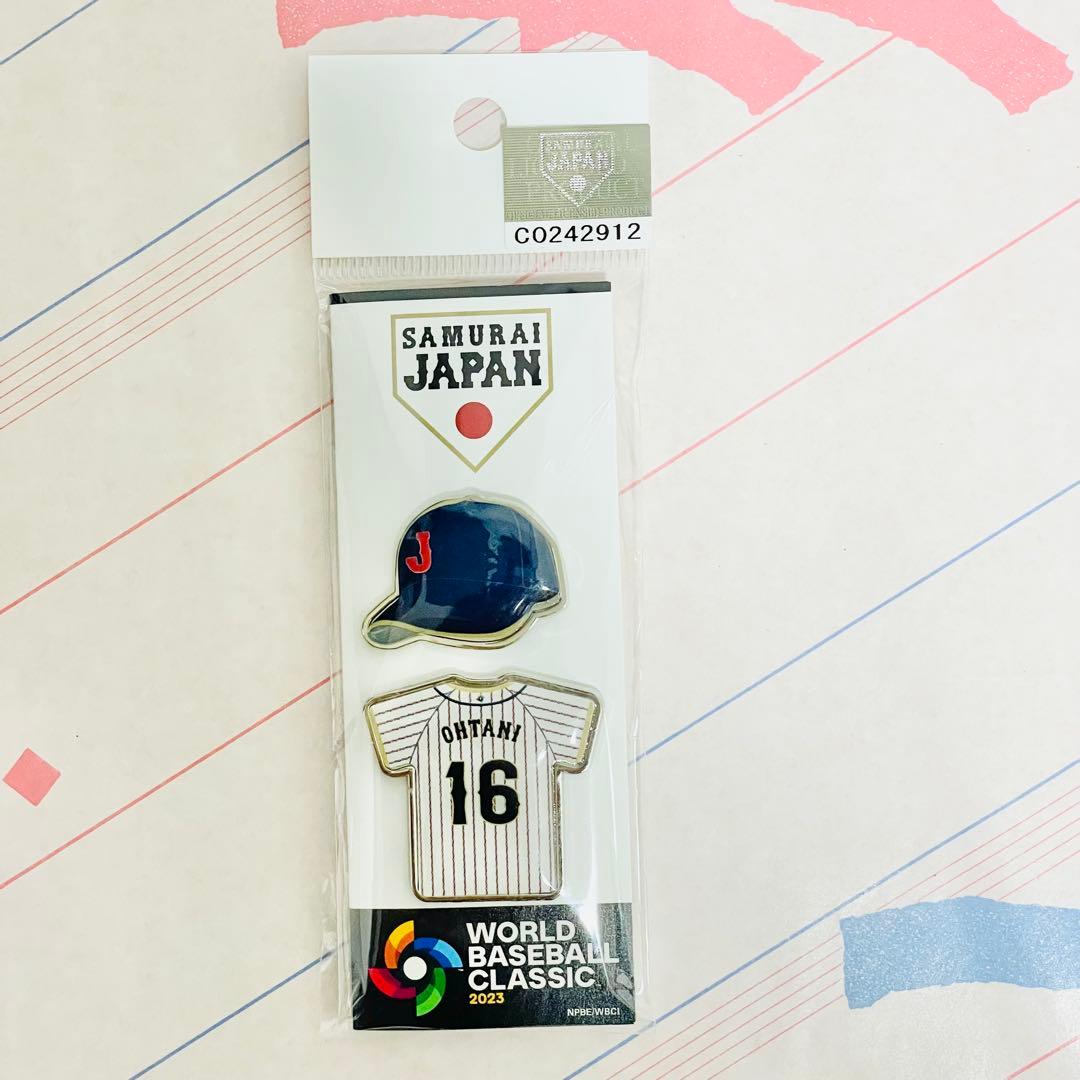 WBC2023　優勝記念　侍ジャパン　ピンバッジ　生産終了品　ドジャーストリオ
