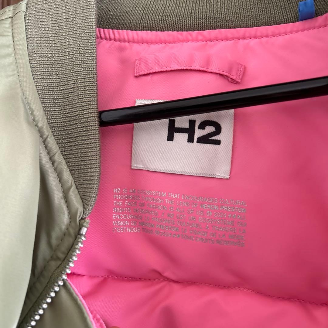  H2 MA-1フライトジャケット オリーブグリーン