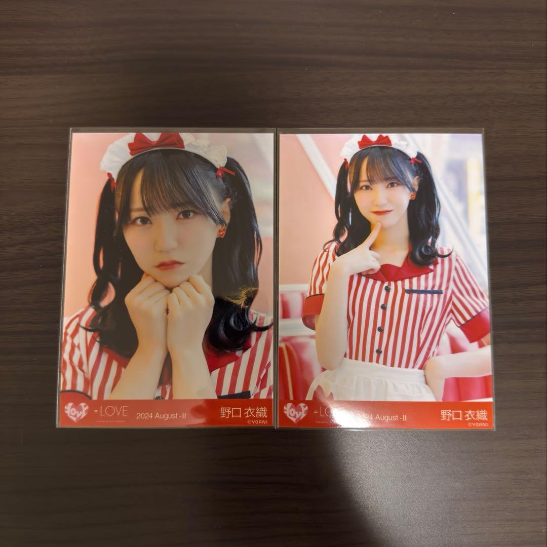 野口衣織　生写真　セミコンプ