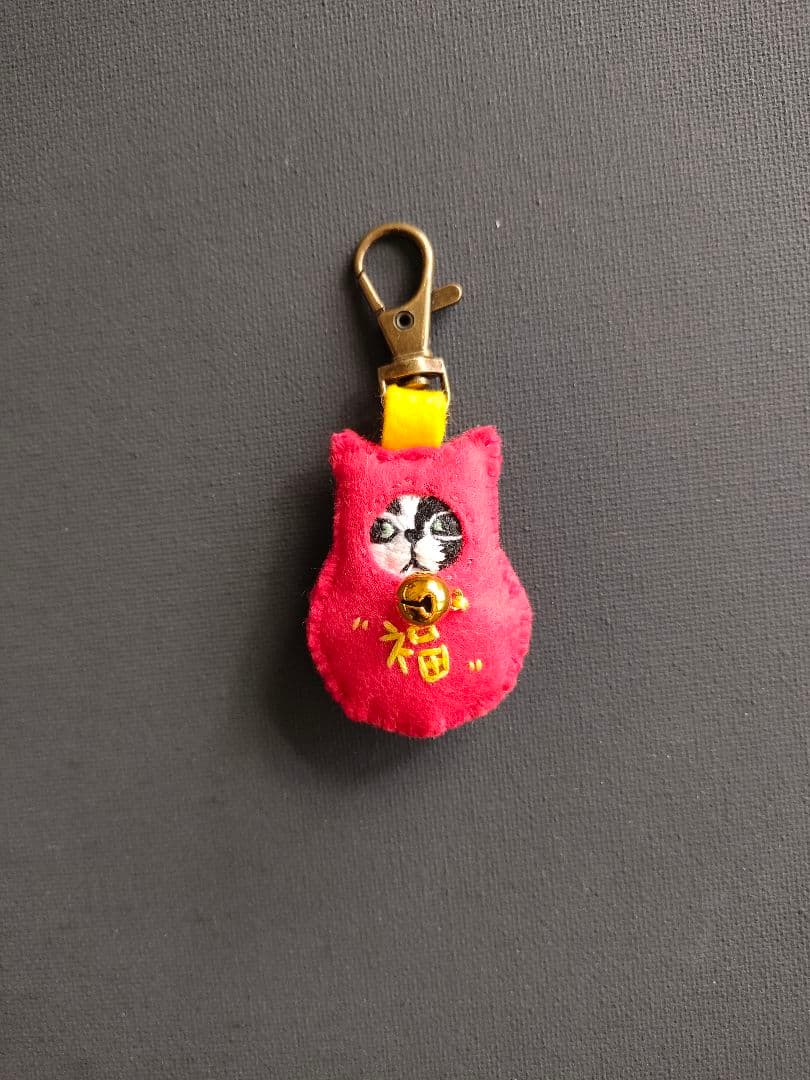 ク*。様 猫の刺繍　てぼら年越しセット