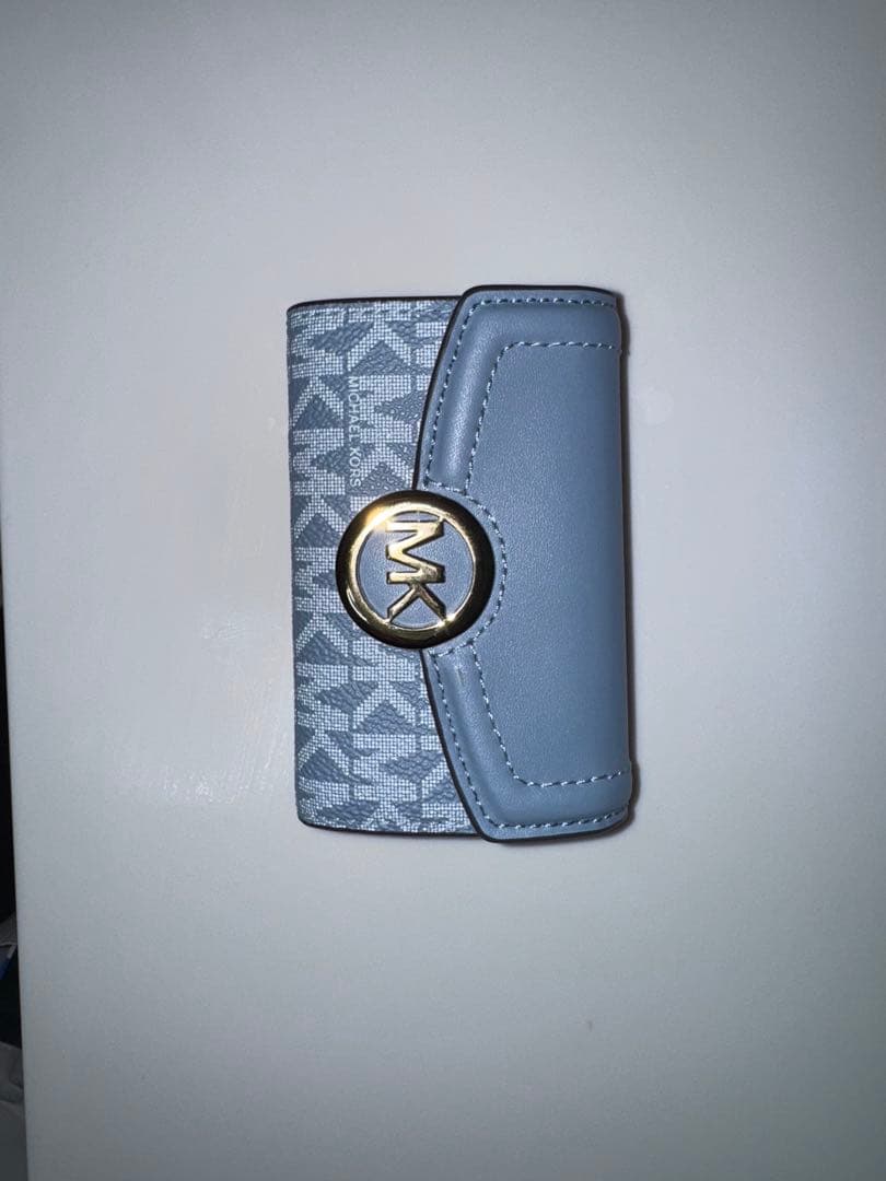 Michael Kors ライトブルー キーケース