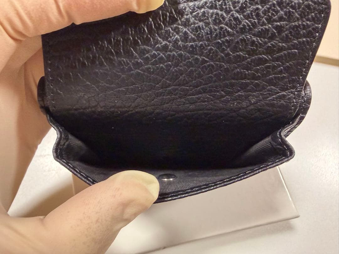 ⭐︎週末限定値下げ⭐︎Maison Margiela ブラック 三つ折り財布　美品