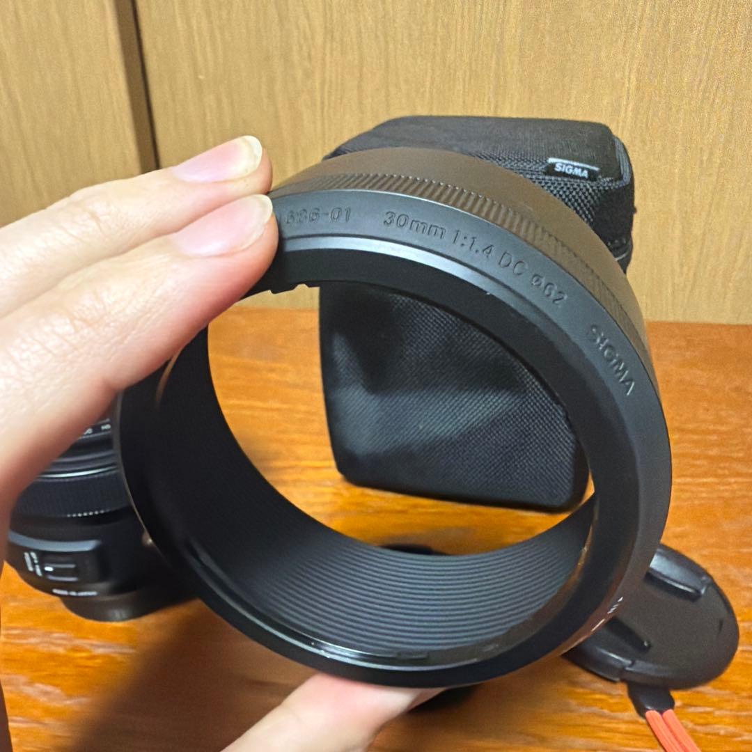 ★美品★シグマ　30mm F1.4 DC ARTレンズ　可変NDフィルター付き