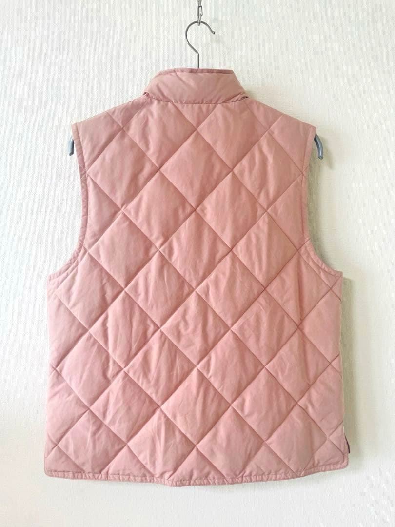 【美品✨】 マドモアゼルノンノン リバーシブル ダウンベスト ピンク M