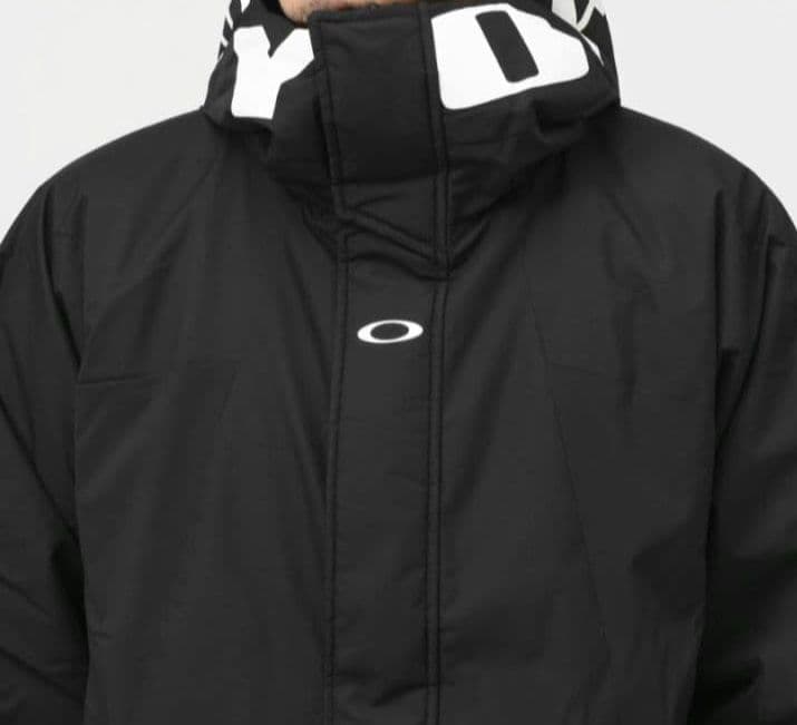 【新品未使用】オークリー　ロングコート Mサイズ ベンチコート 黒