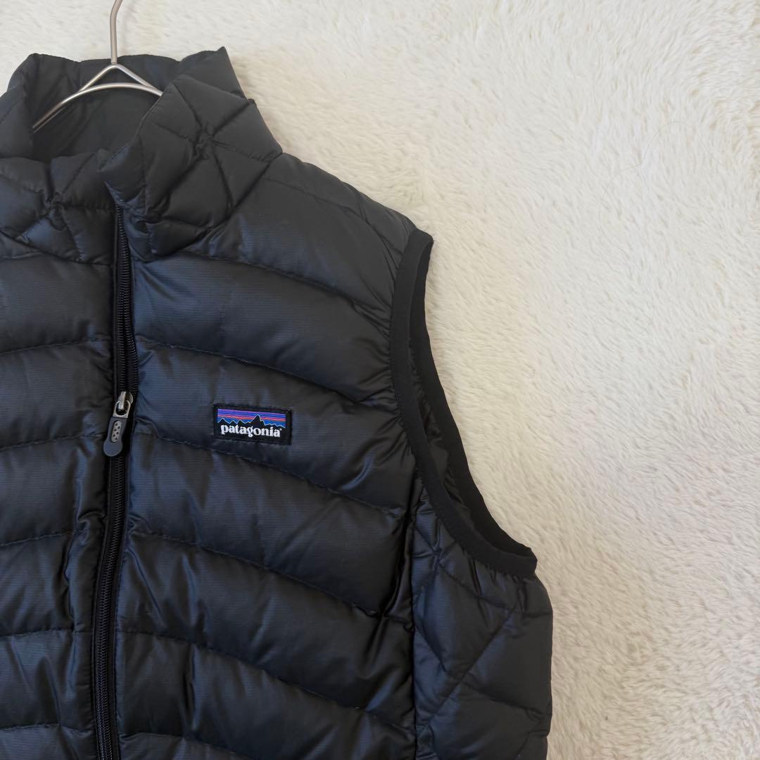 パタゴニア Patagonia ダウンベスト 軽量 洗える S ブラック 美品