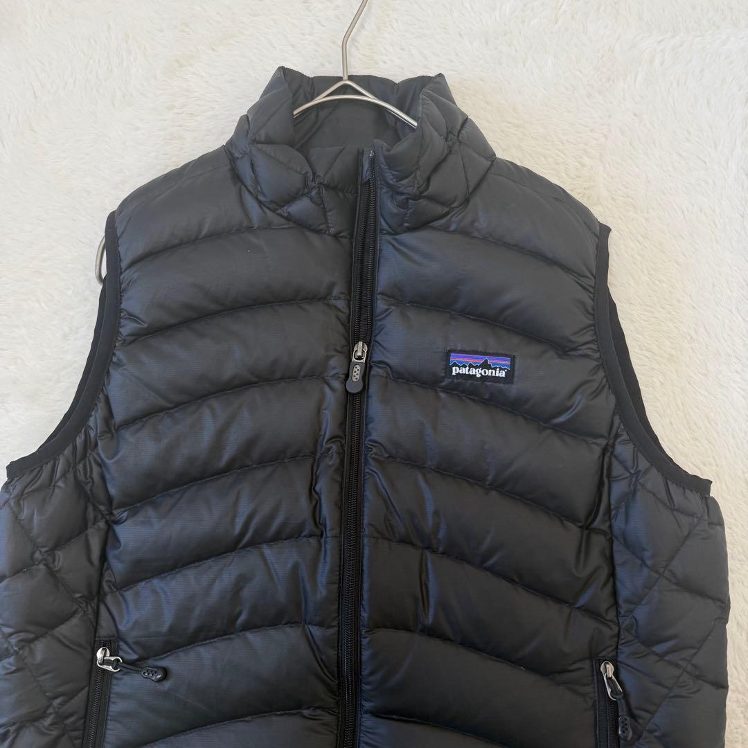 パタゴニア Patagonia ダウンベスト 軽量 洗える S ブラック 美品