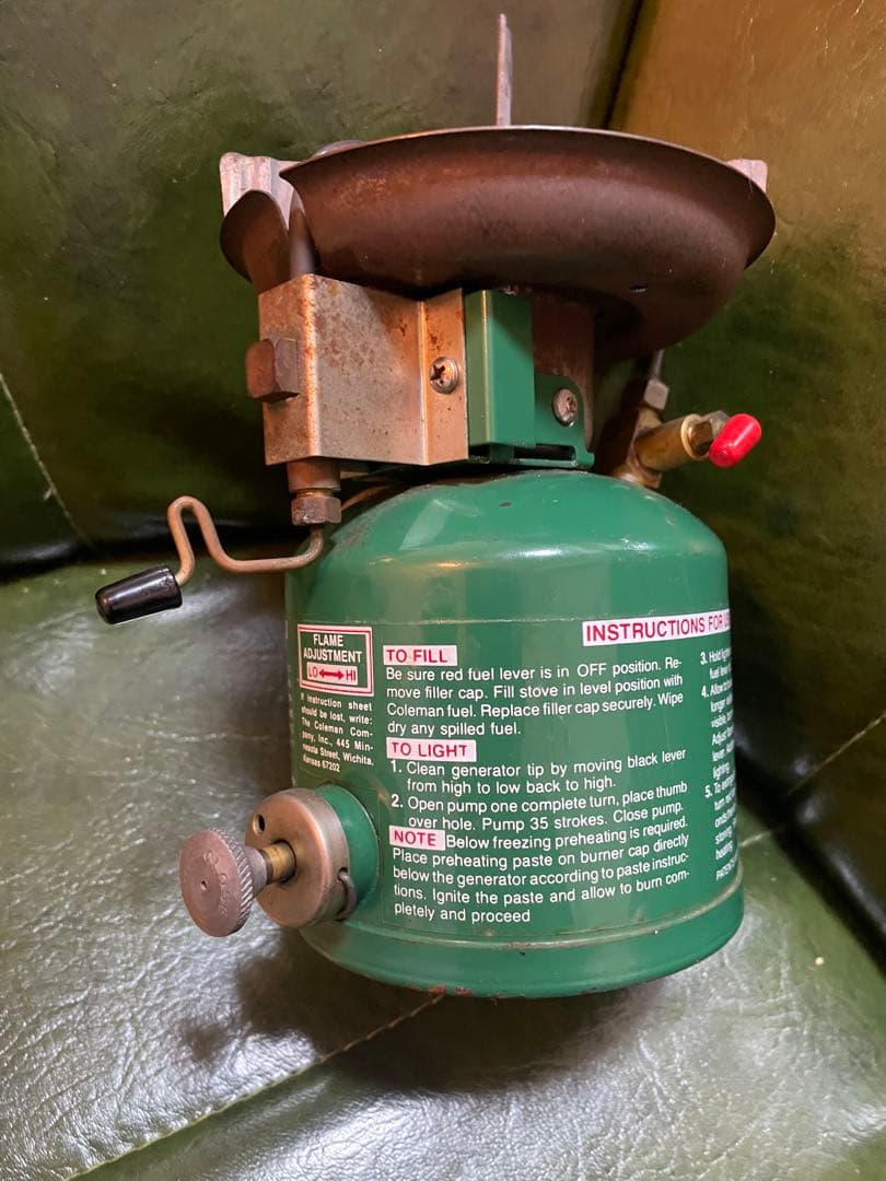 コールマン　PEAK1 ピーク1 ストーブ　576 製 2レバー