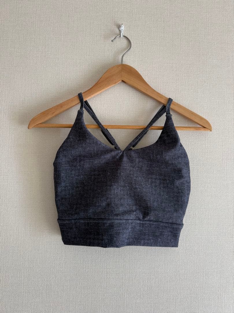 GYDA 水着 フィットネス トップス レギンス ヨガウェアセット BLK M