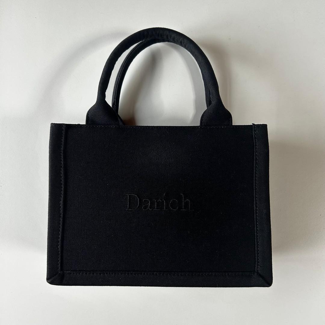 Darich ブラック トートバッグ ミニトートバッグ 黒