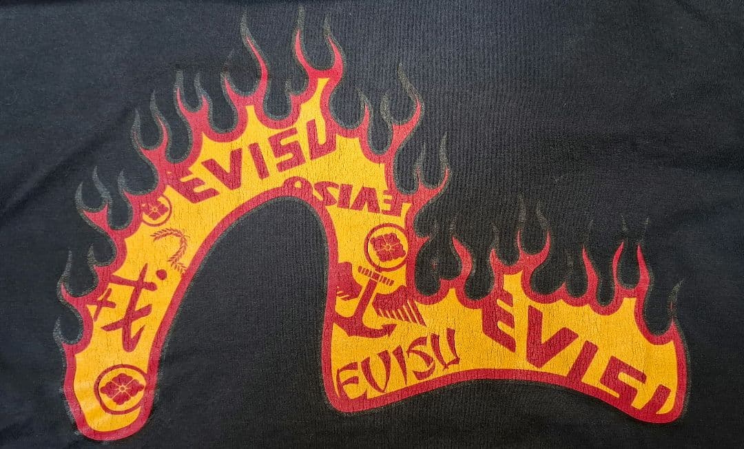 EVISU エヴィス ロンT 38 　ブラック