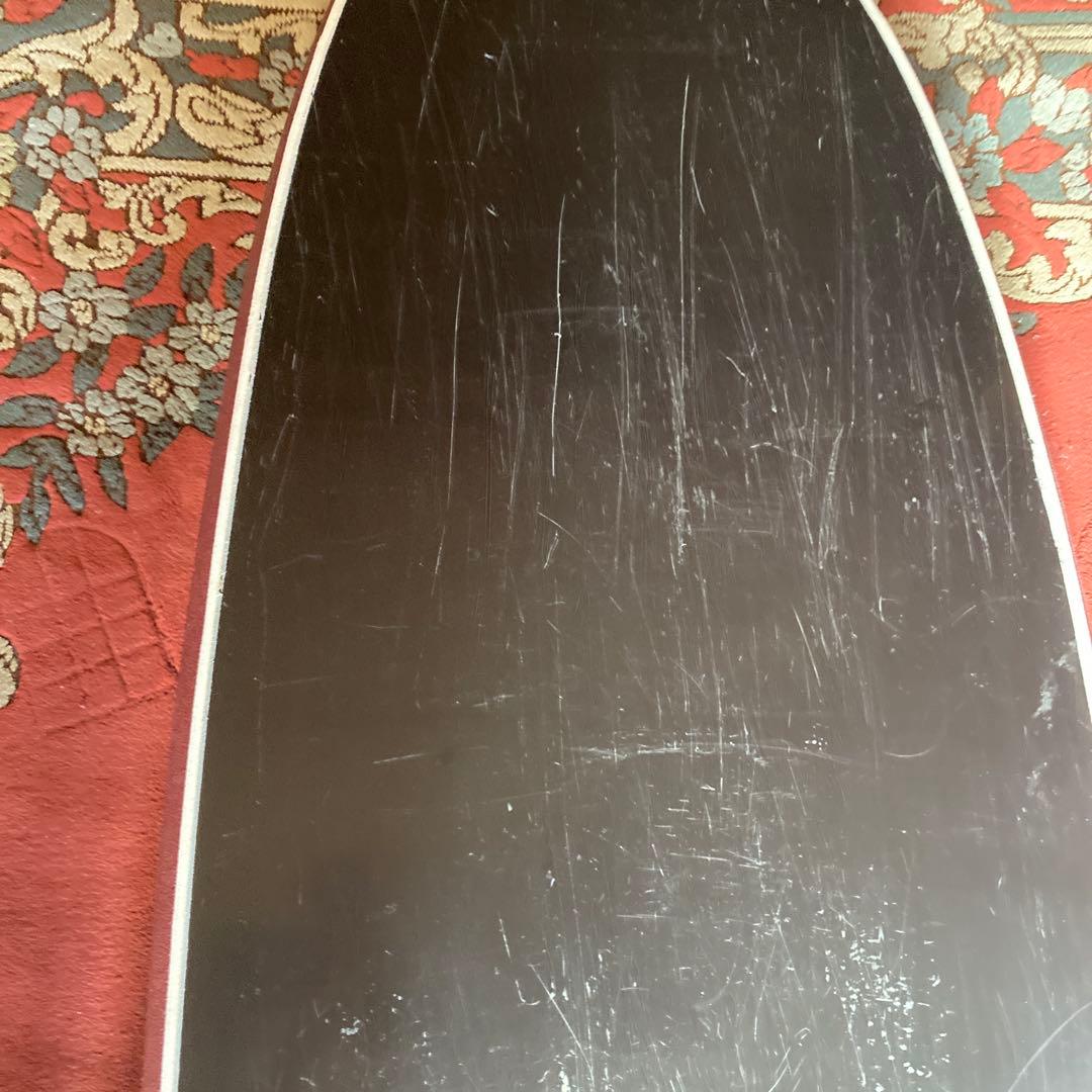 DRAGのスポンジボード8.0パープル ロングボード バットロゴ　シングルフィン