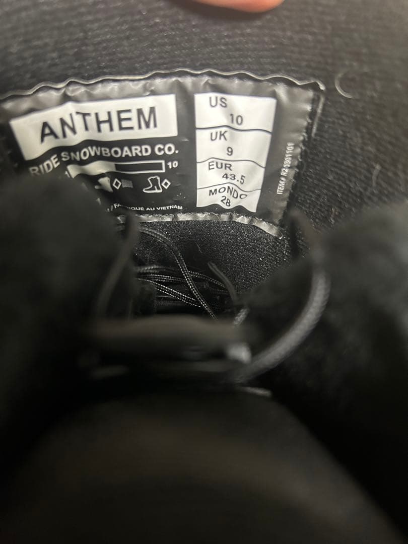 RIDE ANTHEM ブーツ　新品未使用