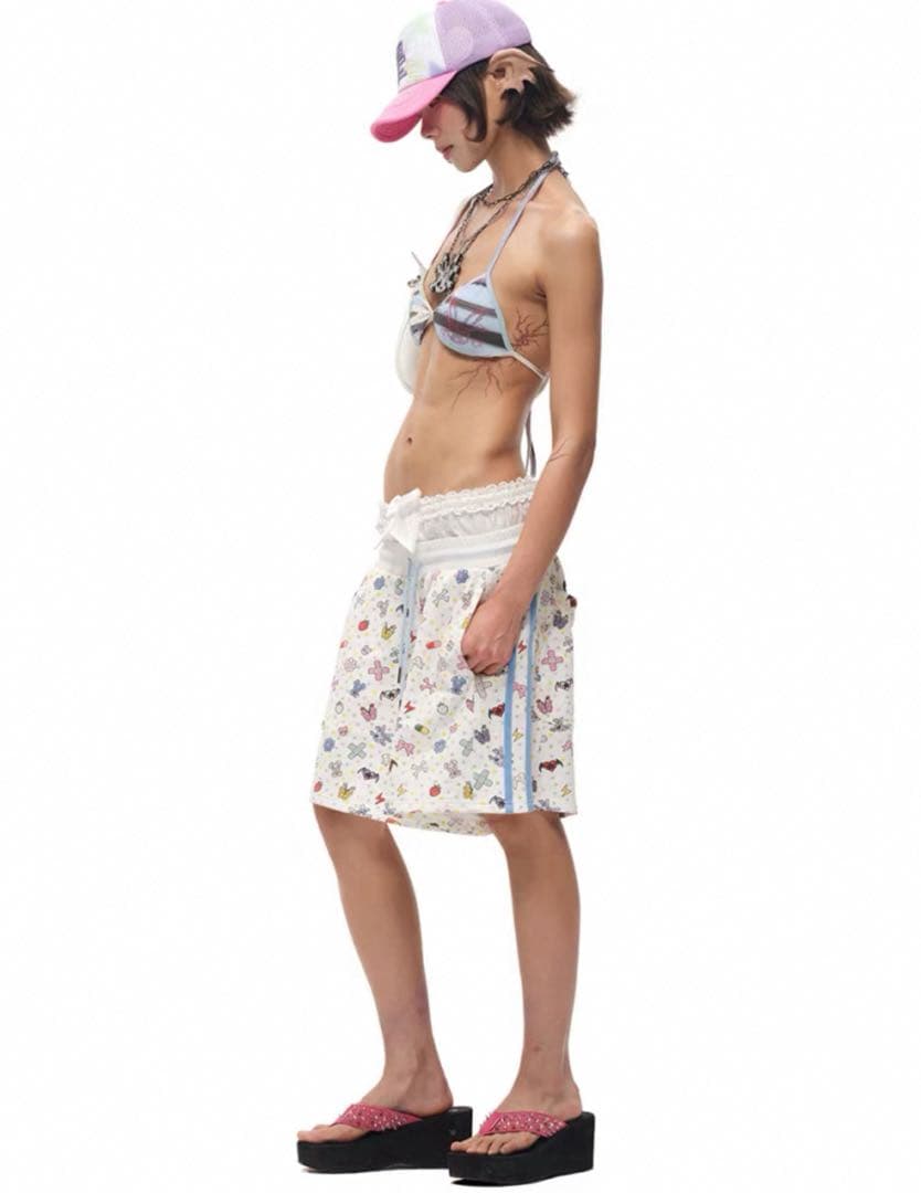 CFIERCE カラフル動物柄ショートパンツ