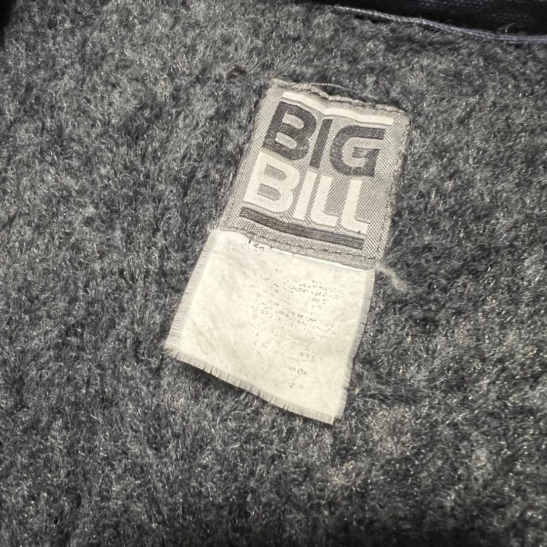 BIG BILL80s90s前半カナダ製ロングワークコートネイビー古着2XL相当