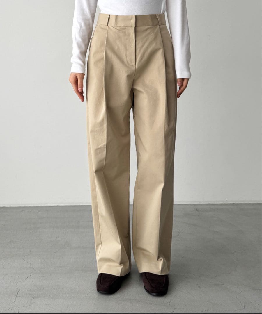 CANAL JEAN HARING　クラシックタックパンツ