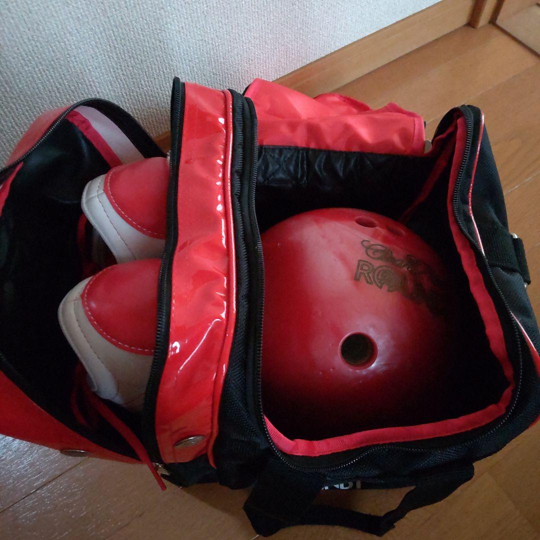 【 美品】ROUND1 ボーリングボール、シューズ、バッグ　クリーナーセット