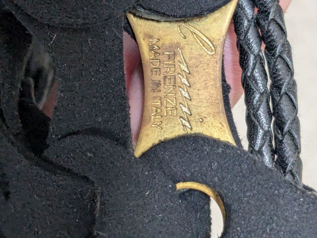 イルミーチョ　アルカンターラドローストリングバッグ　巾着